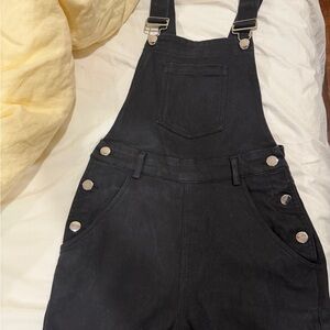 Classic Black Overalls